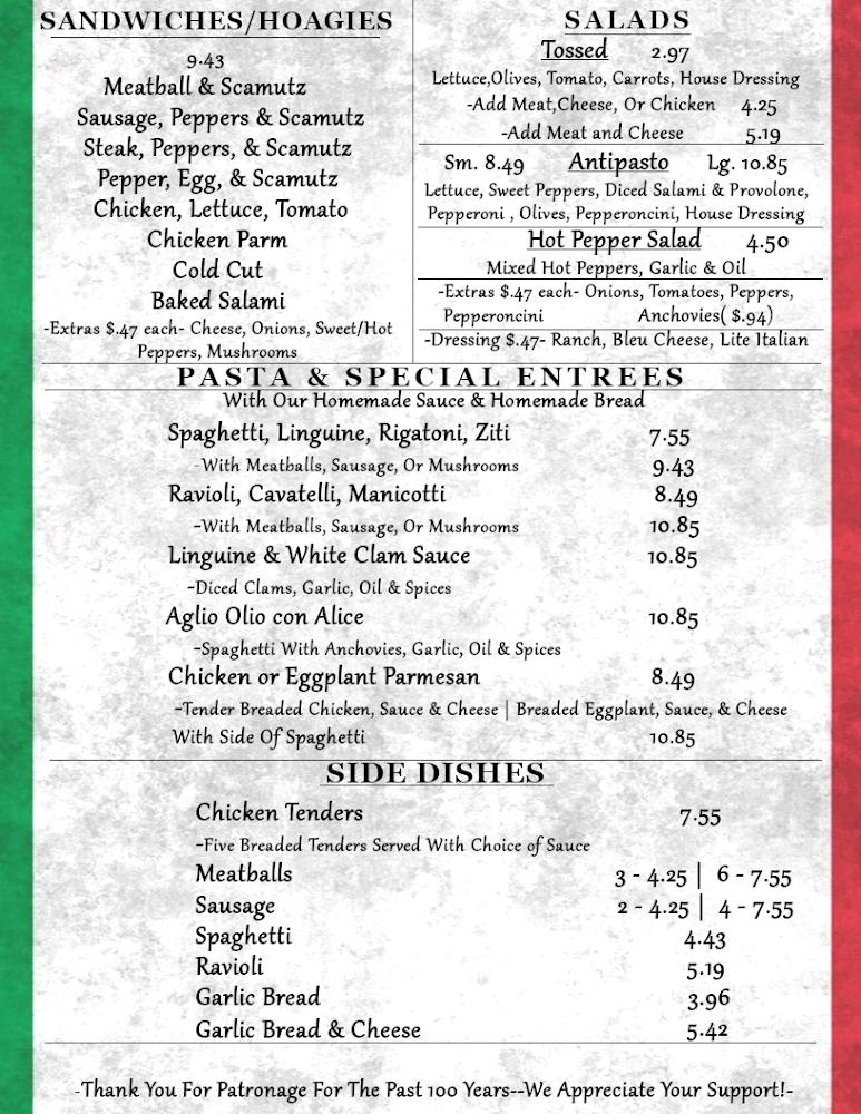 Senape's Tavern Pizza Red or White Round