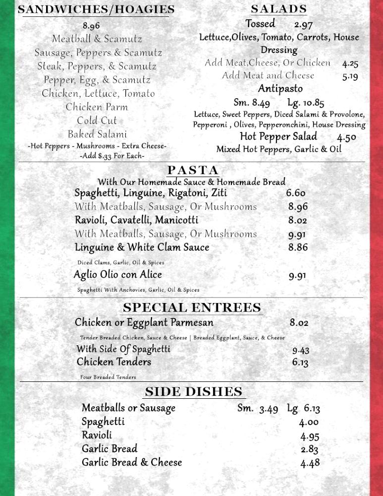 Senape's Tavern Pizza Menu image 4